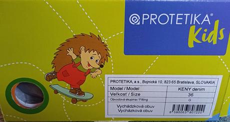 Protetika keny denim č. 36, protetika,36