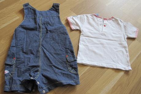 Komplet nohavice + tričko značka zip zap, 80