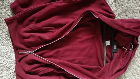 Bordová nová mikina xs, bershka,s / xs