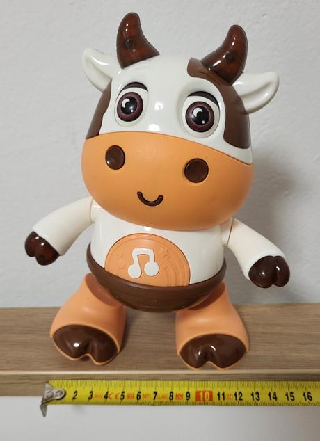 Tancujúca kravička so svetelnými efektami, 