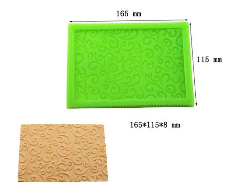 Silikónová forma bordúra 12 - skladom, bor-15,