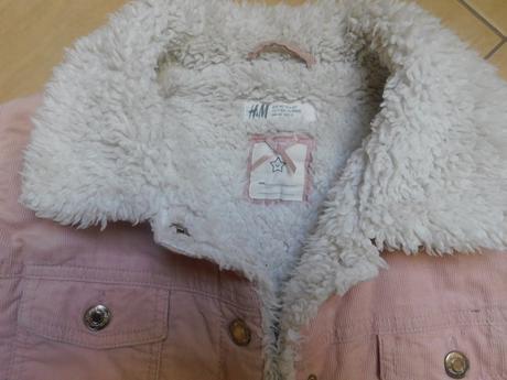 Manžestrová bunda, h&m,140
