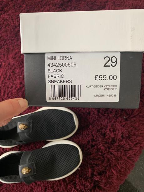 Kurt geiger ponozkove topanky vel.29, 29