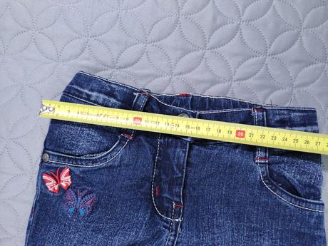 Rifle s motylikmi, super stav, mierne elasticke, lupilu,110