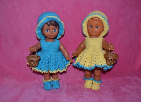 Súpravy pre gumotex retro bábiky, 