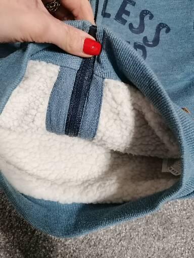 Zateplena mikina na zips, coolclub,104