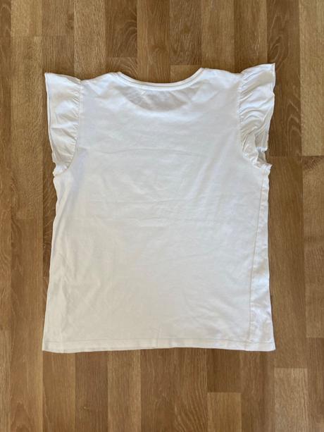 Biele tricko s volanmi, c&a,158
