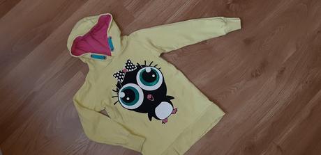 Žltá mikina s potlačou 7-8 r., early days,128