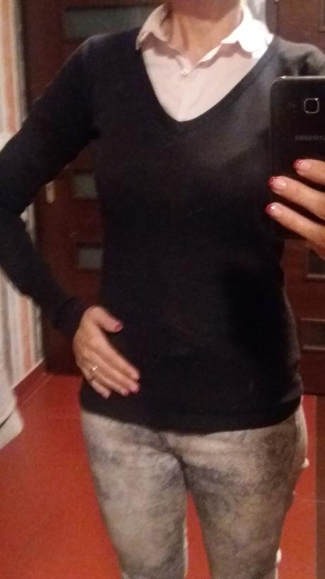 Sveter s dlhšími rukávmi, m