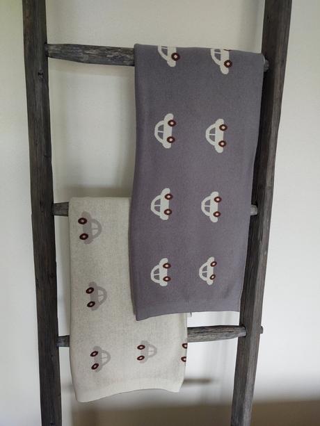 Bavlnená deka s motívom autíčka, 