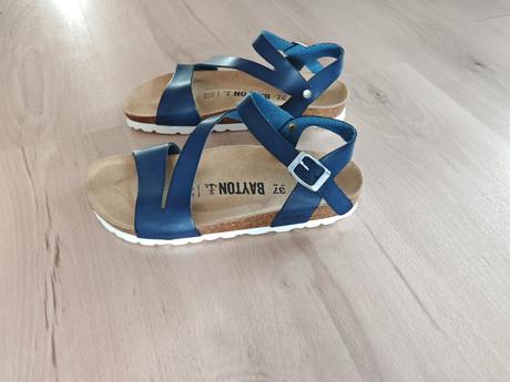 Kožené nové sandále 37 vd 23 cm, 37