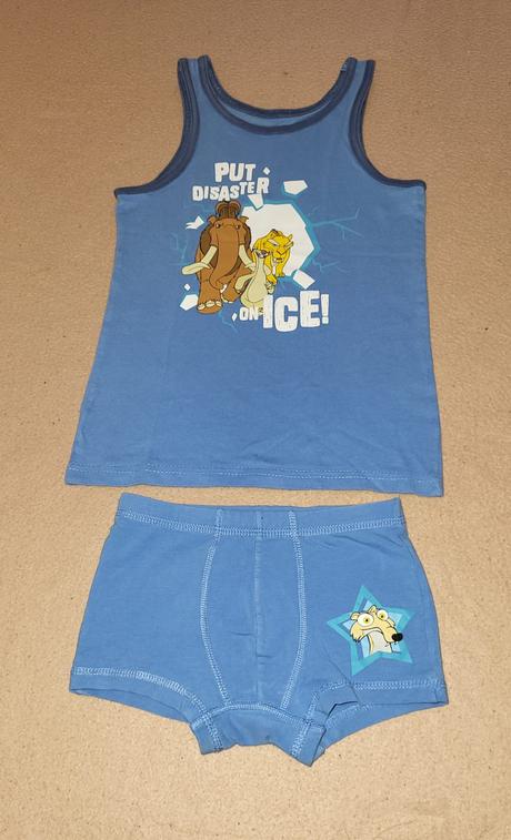 2x tielko, boxerky velk. 110/116, lupilu,110