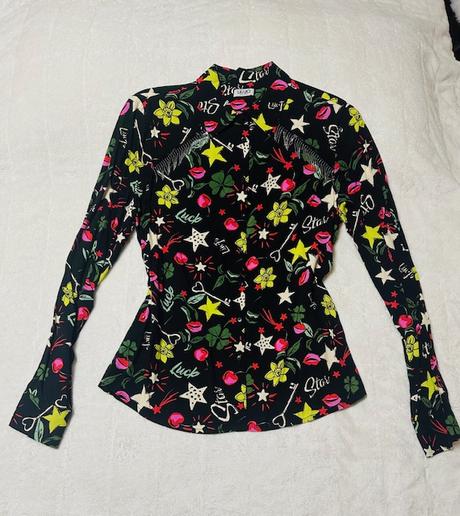 Blúzka s retiazkami a farebným vzorom zn. liu jo, liu jo,l / m