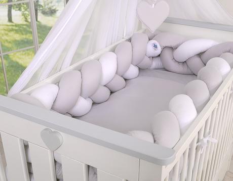 Ochranný mantinel do postele - postieľky vrkoč, dĺžka (cm): 180