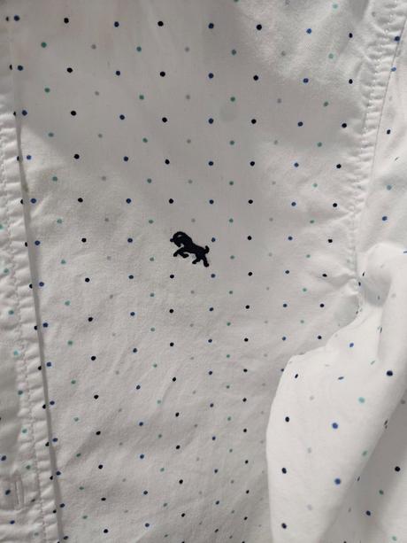 Bodkovaná košeľa, h&m,110