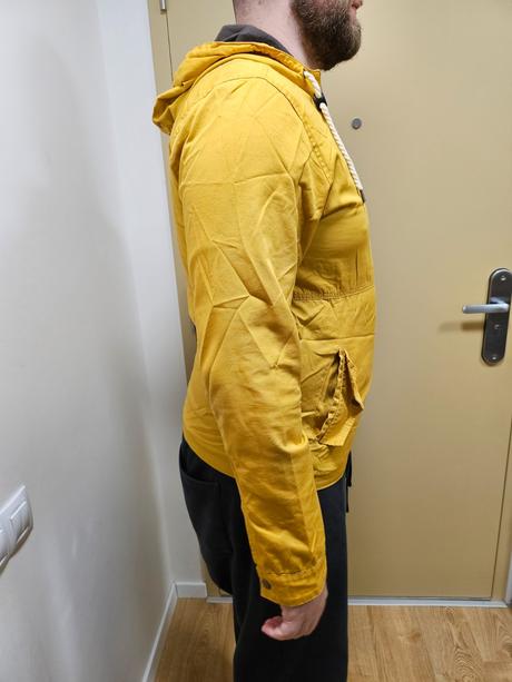 Žltá tenká bunda confront l, l