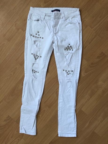 Dámske roztrhané rifle m, m