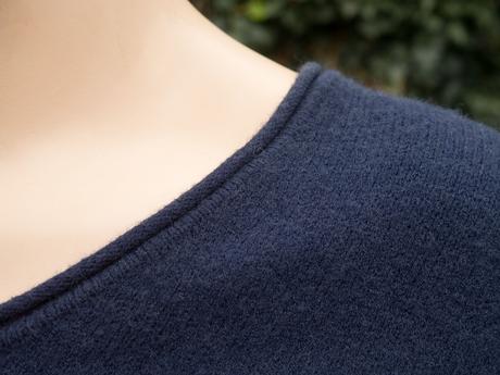 Olsen tmavomodrý teplý a mäkký pulóver, l