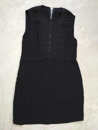 Čierne decentné šaty philosophy - top stav, 36