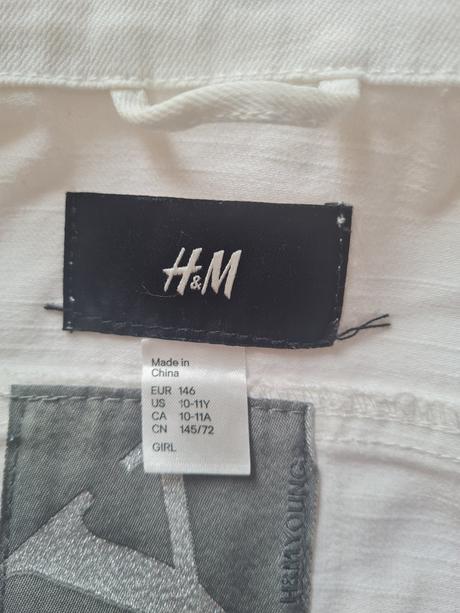 Predám rifľovú bundu veľ. 146, h&m,146