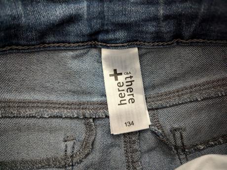 Riflové šortky, c&a,134