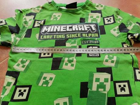 Minecraft tričko, veľ. 128, tesco,128
