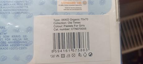 Plienky z biobavlny, kikko/xkko