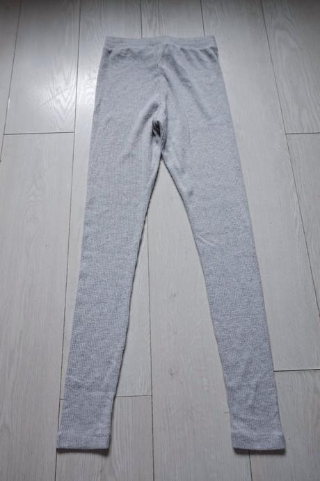 Mäkké vrúbkované legíny h&m, h&m,m