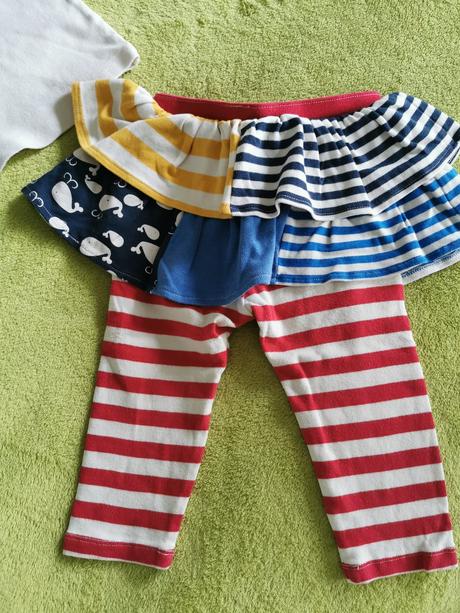 Krásny set legín so sukničkou a tričkom next, next,86