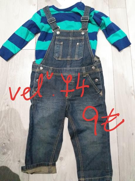 Novy set rifle a tricko, h&m,74