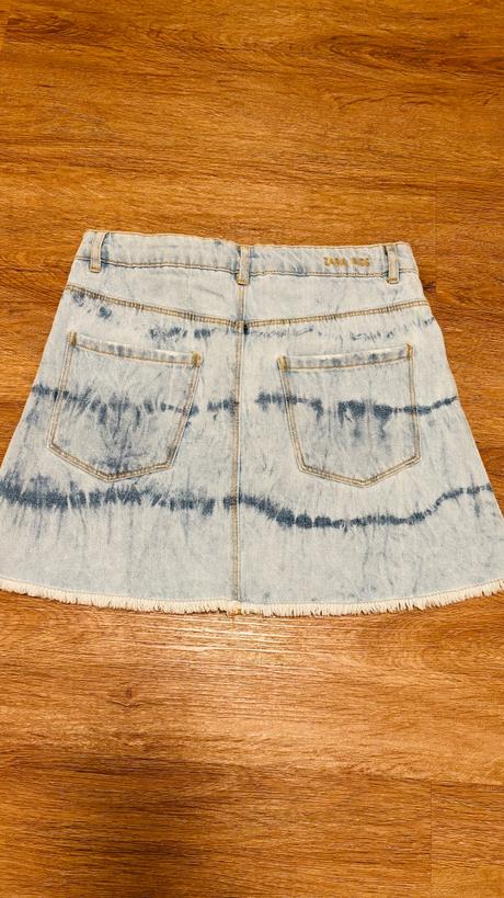 Riflová sukňa, zara,152