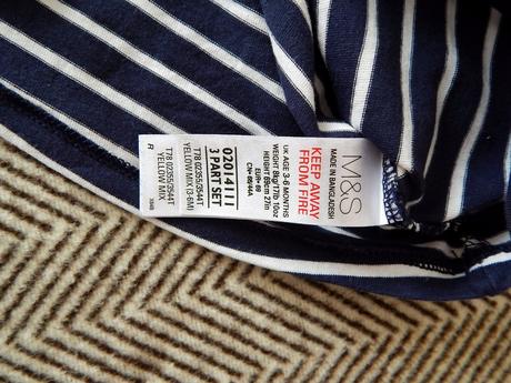 68- bavlnené tričká dlhý rukáv- 3 kusy spolu 5 eur, marks & spencer,68