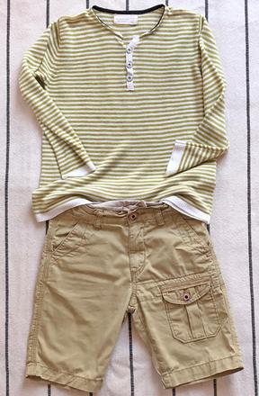 Zara chlapčenský set pulóver + kraťasy na leto, zara,104