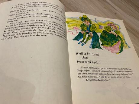 Stará retro rozprávka princezná kvapôčka,
