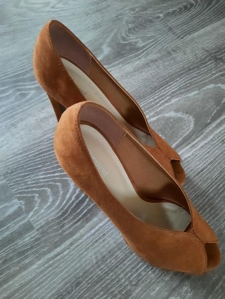 Lodičky- opätok 12 cm- 2cm platform, deichmann,39