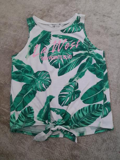 Predám dievčenské tielko, h&m,152