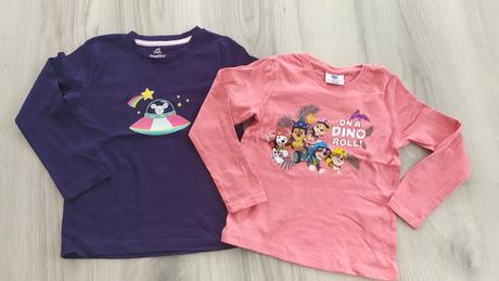 2x tričko dlhý rukáv, 98