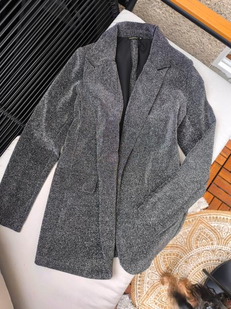 Trblietavé oversize sako, s