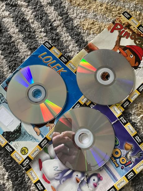 Dvd pinocchio, lolek a bolek, ozie boo, 