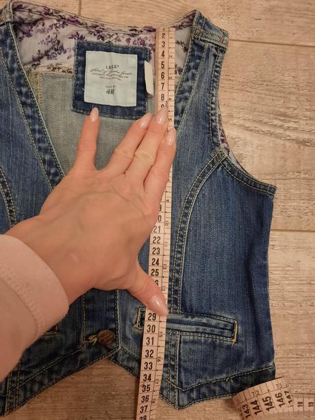 Riflová vesta h&m, h&m,128