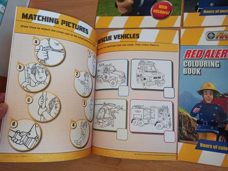 Fireman sam sticker / colouring / actvity set, 