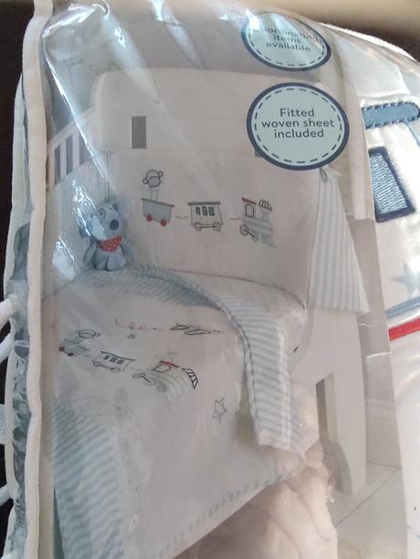 Mantinel, prikrývka a plachta - motív vláčik, šírka (cm): 35,dĺžka (cm): 150