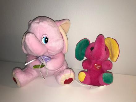 2 sloníci - plyšový, 