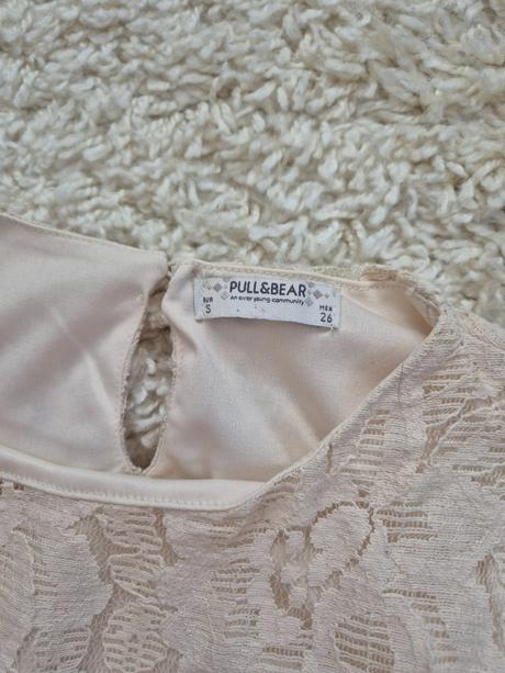 Čipkované šaty, pull&bear,s