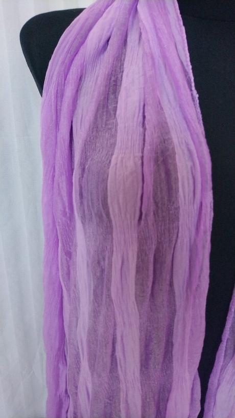 Dámska tenká fialová šatka, 