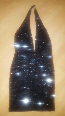 Sexy flitrové šaty, 36