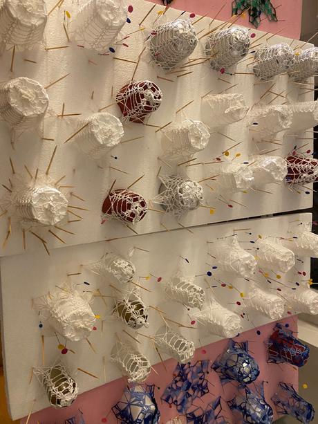 Hačkované vianočné ozdoby, 