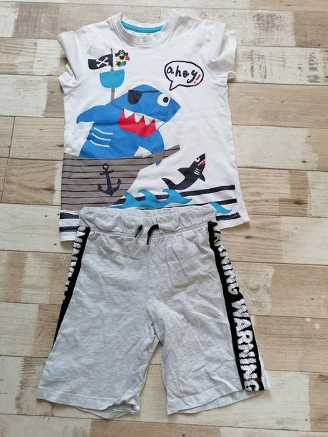 Tričko s kr. rukávom +kratasy, 116