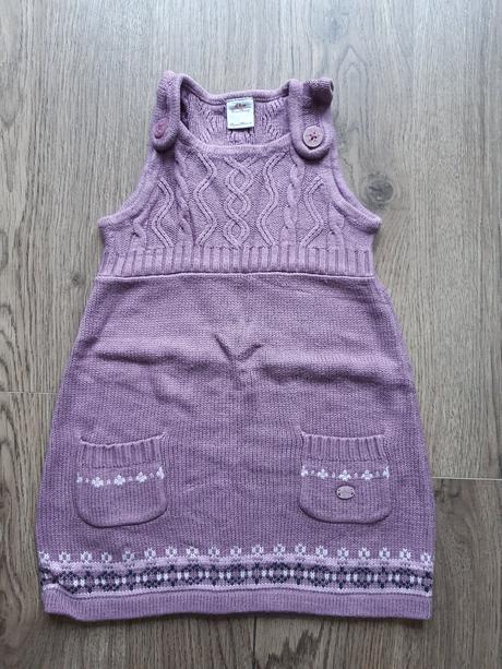 Predám pletené teplé šaty, s.oliver,98