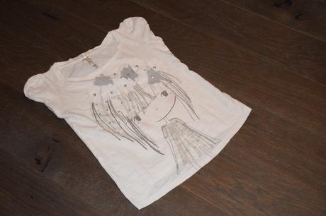 Nadherne tricko s vilou s 3d kvietkami next, next,116